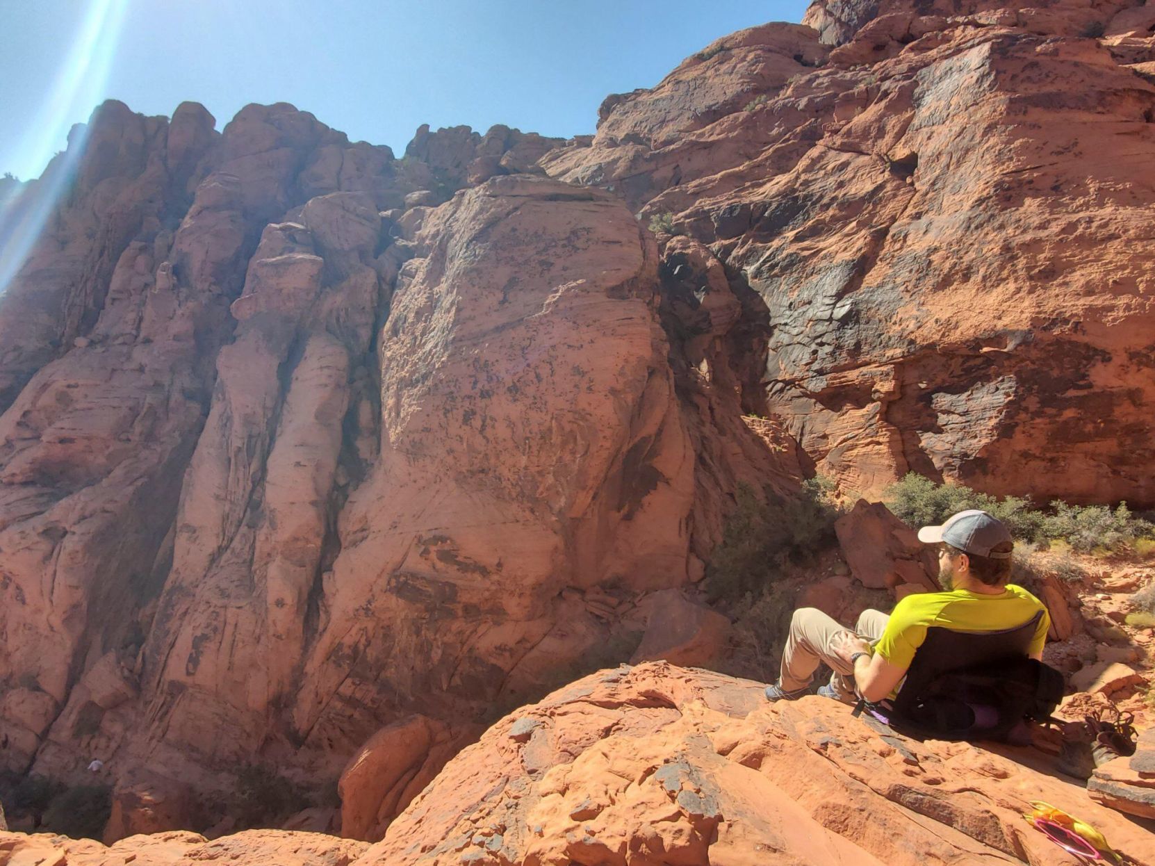 Red Rock Canyon sitting
